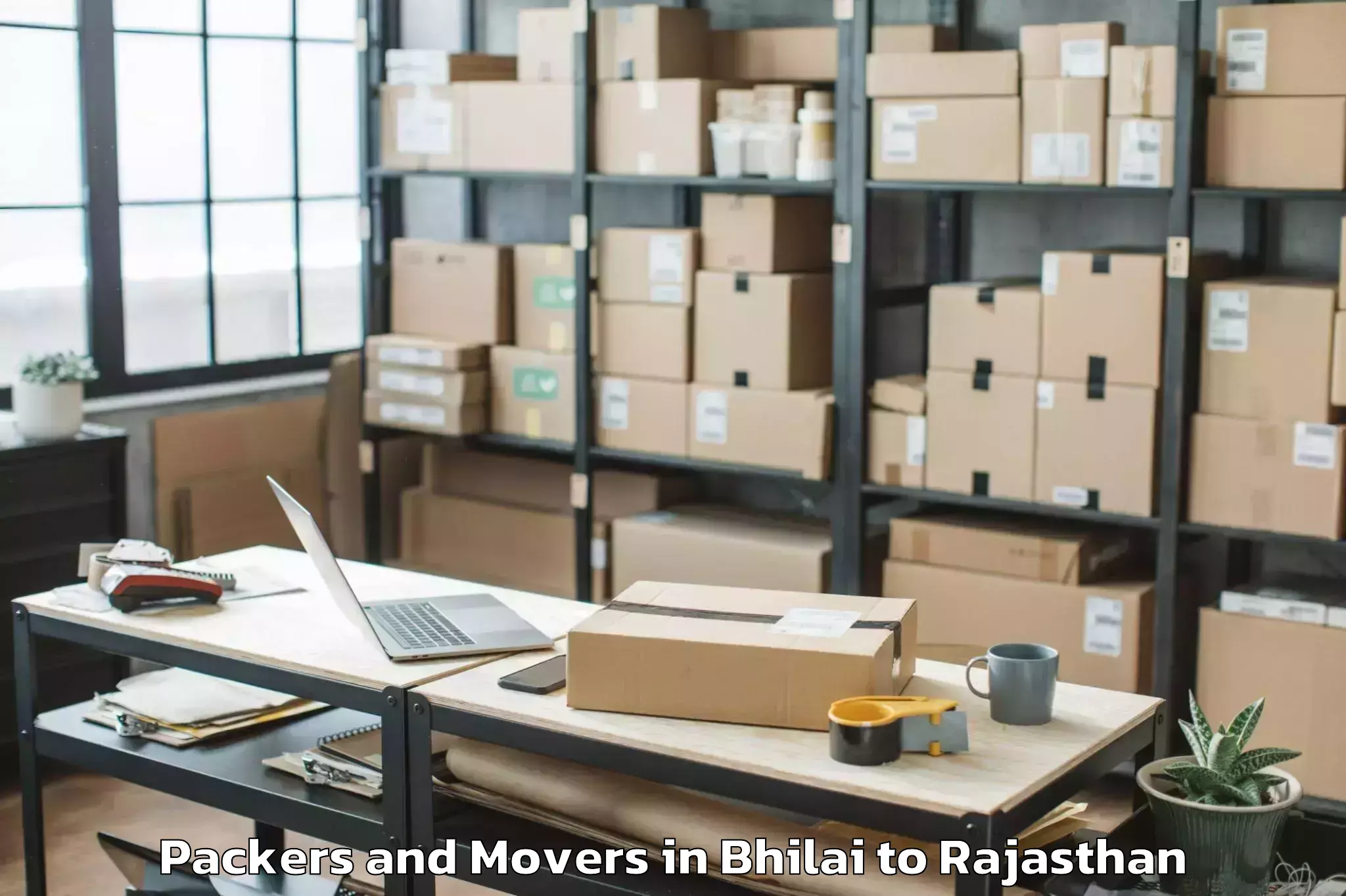 Book Your Bhilai to Bandikui Packers And Movers Today